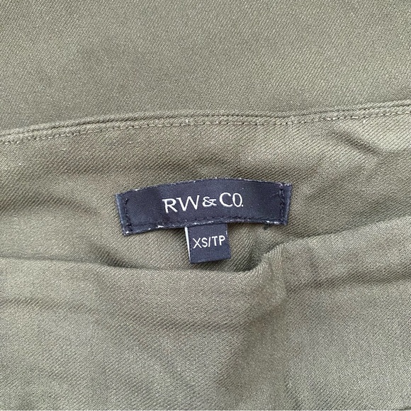 RW & CO Green Pants Size xS - Picture 3 of 5